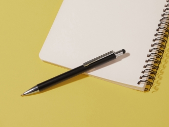 Изображение №5 | Ручка металлическая шариковая «Groove Touch Recy» (черный)