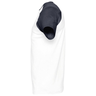 Изображение №3 | Футболка мужская двухцветная Funky 150, белый/темно-синий, размер S