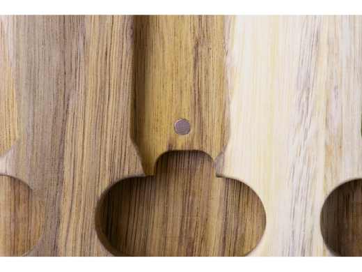 Изображение №8 | Набор для сыра из акации «Parmesan» (коричневый, серебристый)