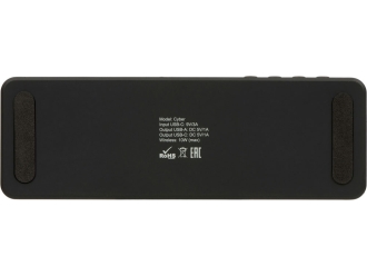 Изображение №4 | Часы с LED-подсветкой и беспроводной зарядкой «Cyber», 10 Вт (черный)