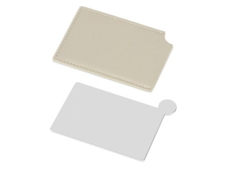 Изображение №3 | Зеркало в чехле «Style» (серебристый, бежевый)