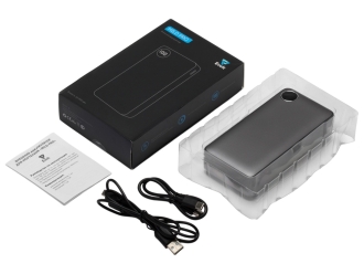 Изображение №8 | Внешний аккумулятор «Mild Pro» c быстрой зарядкой QC/PD, металлик soft-touch, 20 000 mAh (серый)