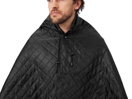 Изображение №4 | Плед-пончо 2-в-1 «Cappy» с капюшоном и мешком (черный)