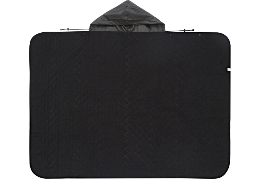 Изображение №8 | Плед-пончо 2-в-1 «Cappy» с капюшоном и мешком (черный)