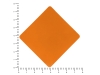 Изображение №2 | Патч «Ромб», soft-touch (оранжевый)