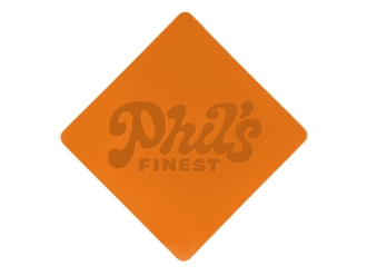 Изображение №3 | Патч «Ромб», soft-touch (оранжевый)