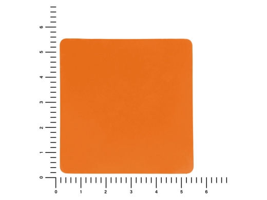 Изображение №2 | Патч «Квадрат», soft-touch (оранжевый)
