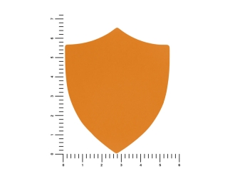 Изображение №2 | Патч «Щит», soft-touch (оранжевый)