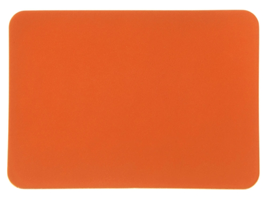 Изображение №1 | Патч «Прямоугольный», soft-touch (оранжевый)