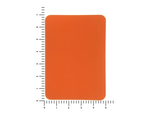 Изображение №3 | Патч «Прямоугольный», soft-touch (оранжевый)