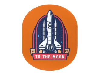 Изображение №4 | Патч «Овал», soft-touch (оранжевый)