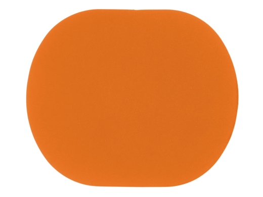 Изображение №1 | Патч «Овал», soft-touch (оранжевый)