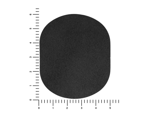 Изображение №3 | Патч «Овал», nubuk (черный)