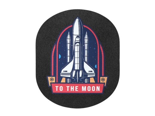 Изображение №4 | Патч «Овал», nubuk (черный)