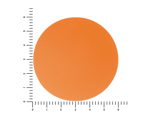 Изображение №2 | Патч «Круг», soft-touch (оранжевый)