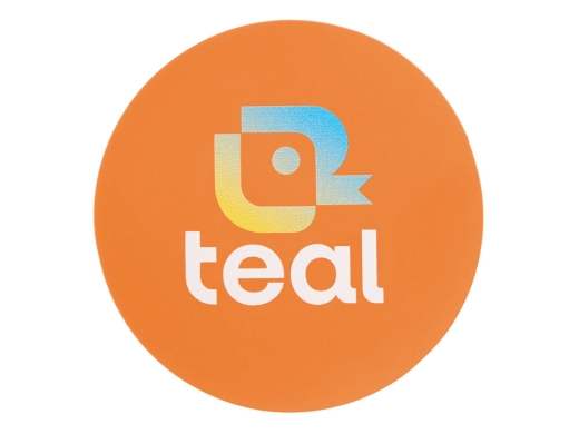 Изображение №3 | Патч «Круг», soft-touch (оранжевый)