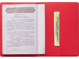 Изображение №6 | Обложка для паспорта «Favor» (красный)