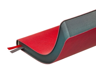 Изображение №6 | Ежедневник А5 датированный «Boston» на 2026 год (красный/серый)