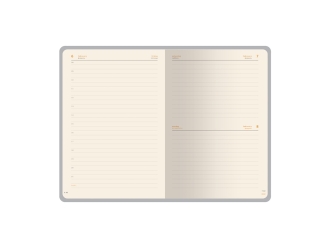 Изображение №11 | Ежедневник А5 датированный «Boston» на 2026 год (красный/серый)