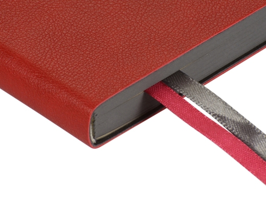 Изображение №3 | Ежедневник А5 датированный «Boston» на 2026 год (красный/серый)