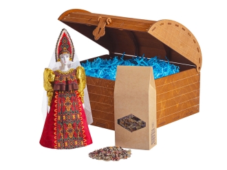 Изображение №1 | Подарочный набор: кукла фарфоровая, чай 