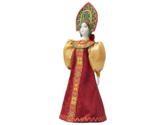 Изображение №7 | Подарочный набор: кукла фарфоровая, мёд с гецким орехом (красный)