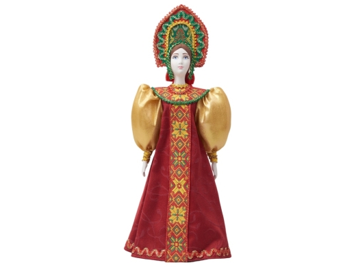 Изображение №6 | Подарочный набор: кукла фарфоровая, мёд с гецким орехом (красный)