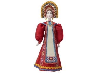 Изображение №9 | Подарочный набор: кукла фарфоровая, крем-мёд с лаймом и имбирем (красный)