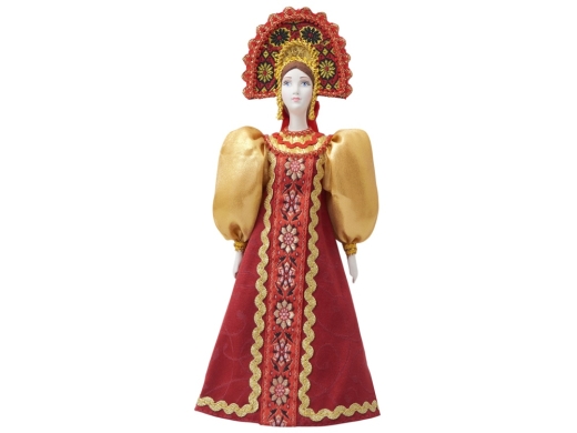 Изображение №15 | Подарочный набор: кукла фарфоровая, крем-мёд с лаймом и имбирем (красный)