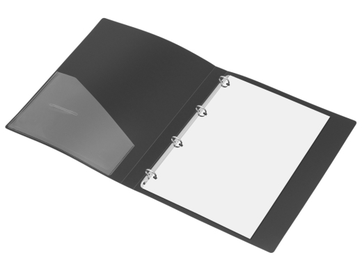 Изображение №5 | Папка на 4-х кольцах (черный)