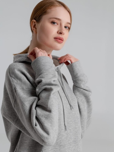 Изображение №11 | Толстовка с капюшоном Slam 320, серый меланж, размер XS