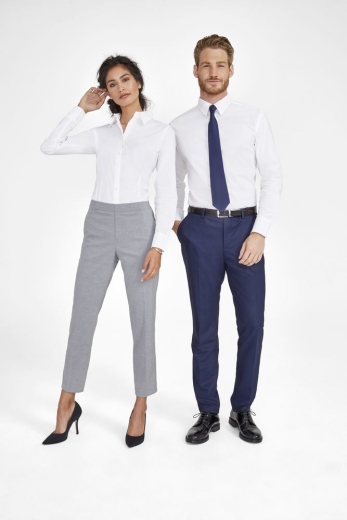 Изображение №4 | Рубашка мужская с длинным рукавом Brighton белая, размер S