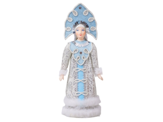 Изображение №2 | Подарочный набор: кукла фарфоровая, плед флисовый (синий)