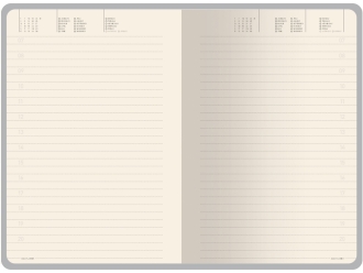 Изображение №8 | Ежедневник недатированный А5 «Megapolis Nebraska Flex» (серый)