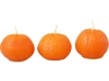 Изображение №3 | Набор свечей «Мандарины в сетке», без аромата (оранжевый)