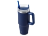 Изображение №1 | Термокружка «Крэнстон» с трубочкой и поворотной крышкой, 850 мл (темно-синий)