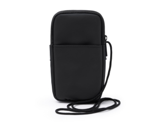 Изображение №1 | Сумка для мобильного телефона SEUL из экокожи (черный)