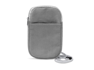Изображение №1 | Сумка для мобильного телефона BUSNIX из вельветовой ткани (серый)