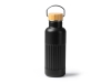 Изображение №1 | Термобутылка «Нобук» с бамбуковой крышкой, 500 мл (черный)