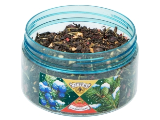 Изображение №1 | Чай черный с можжевельником и пихтой «С НОВЫМ ГОДОМ !» (бирюзовый/многоцвет)