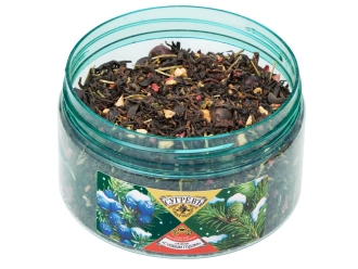 Изображение №3 | Чай черный с можжевельником и пихтой «С НОВЫМ ГОДОМ !» (бирюзовый/многоцвет)