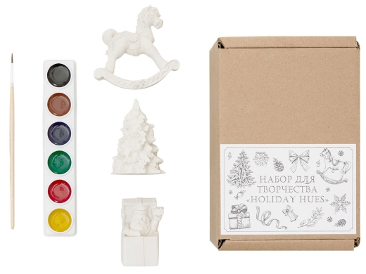 Изображение №3 | Набор для творчества из гипса «Holiday Hues» (белый)