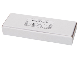 Изображение №7 | Набор столовых свечей с градиентом «Flicker & Flow» (белый, серый)