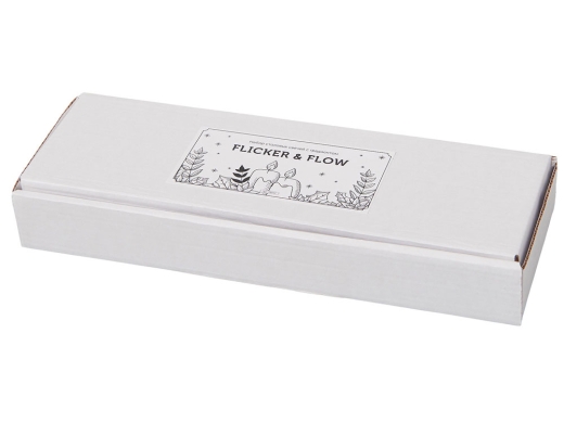 Изображение №7 | Набор столовых свечей с градиентом «Flicker & Flow» (белый, серый)