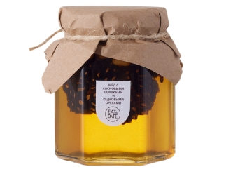Изображение №2 | Мед с сосновыми шишками и кедровыми орехами 250 г