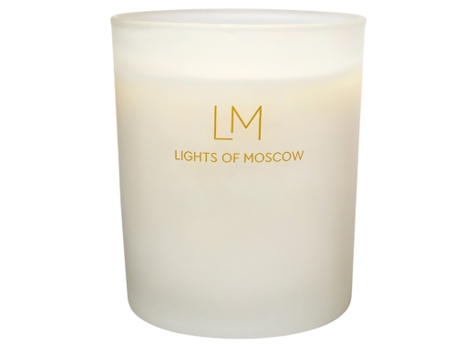 Изображение №2 | Ароматическая свеча в матовом стакане Sensual, коллекция Exclusive, 250 мл С лого (белый матовый)