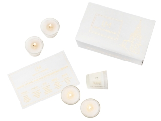 Изображение №2 | Набор ароматических свечей, 5*50 мл С лого (прозрачный)