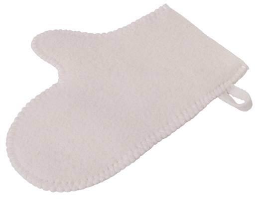 Изображение №1 | Рукавица для бани и сауны «Healing» (белый)