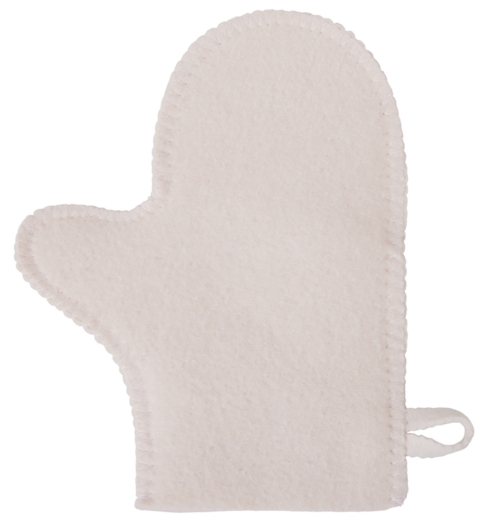 Изображение №2 | Рукавица для бани и сауны «Healing» (белый)