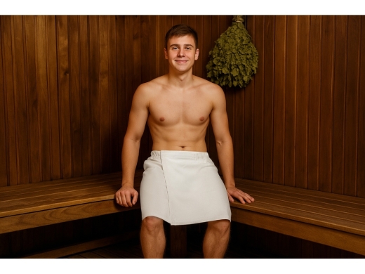 Изображение №8 | Килт для бани холщовый «Retreat», мужской (бежевый)